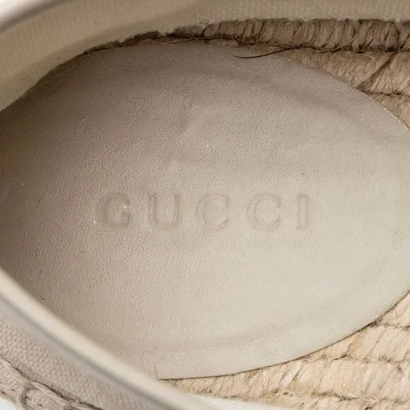 Gucci GG Canvas Espadrilles - Size 8 / 38 - Picture 9 of 10